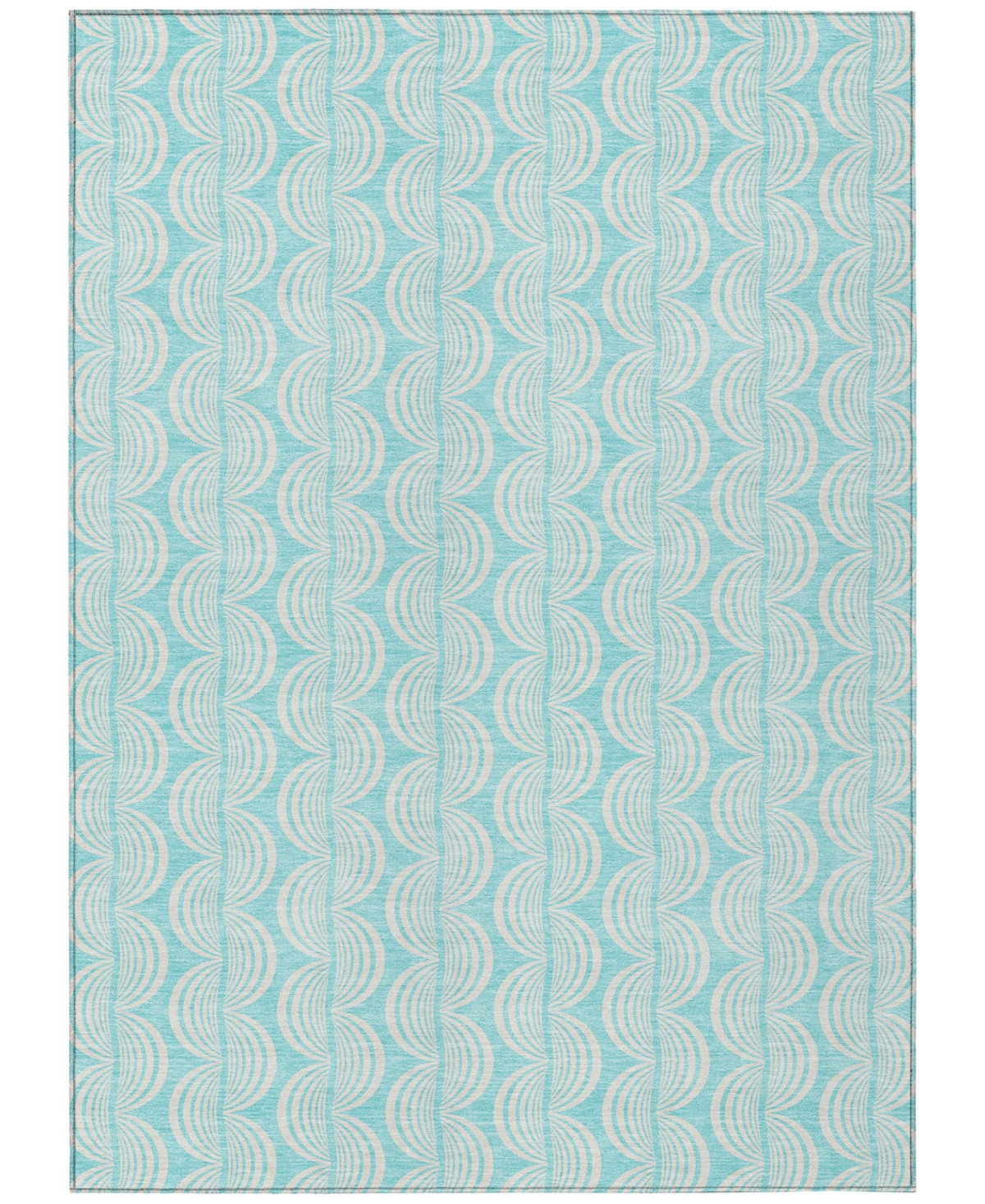 Addison Chantille Mahine Washable Acn1056 3'x5' Area Rug In Aqua