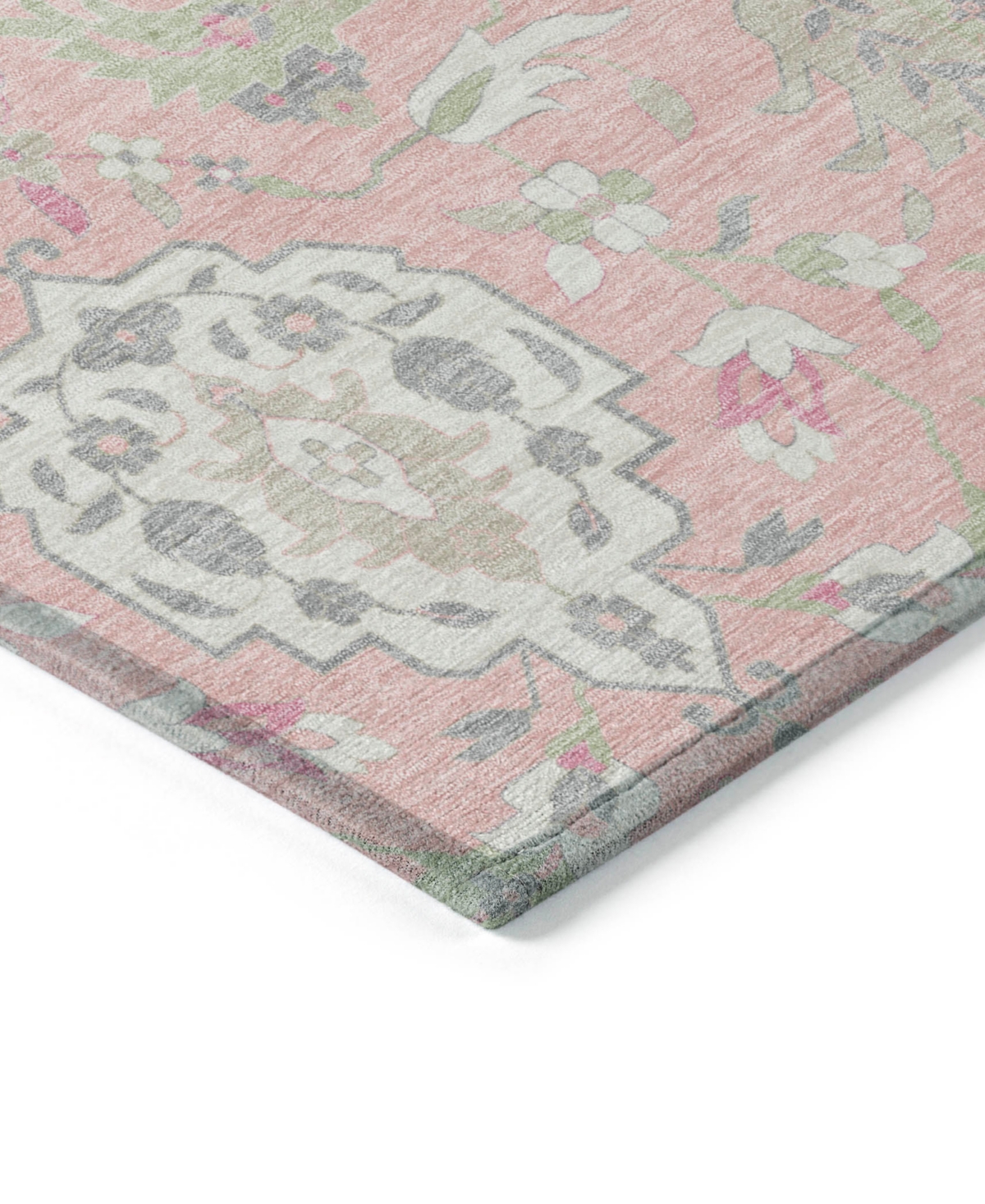 Addison Chantille Machine Washable Acn1026 5'x7'6 Area Rug In Pink