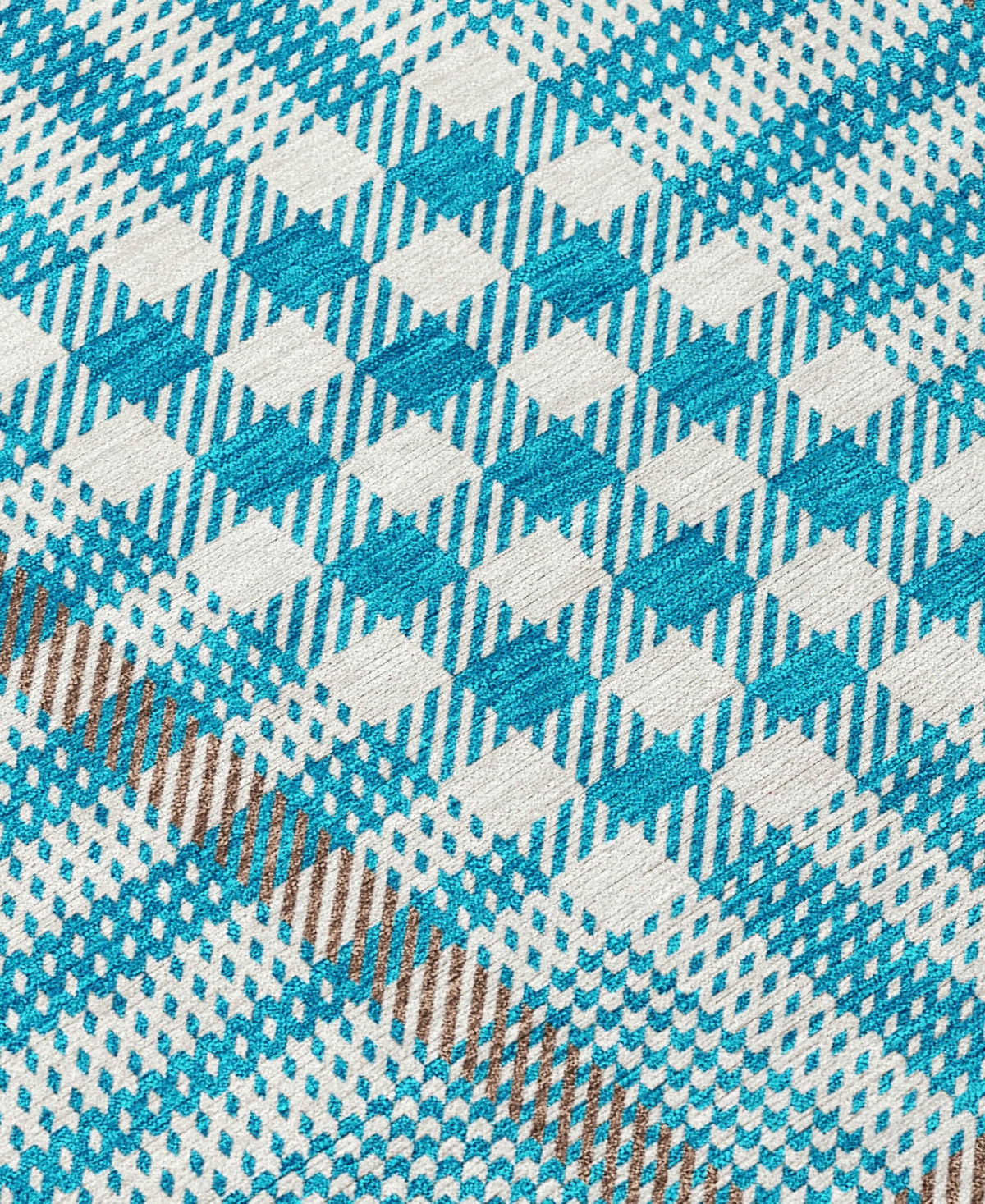 Addison Chantille Mahine Washable Acn1054 2'6"x3'10" Area Rug In Teal