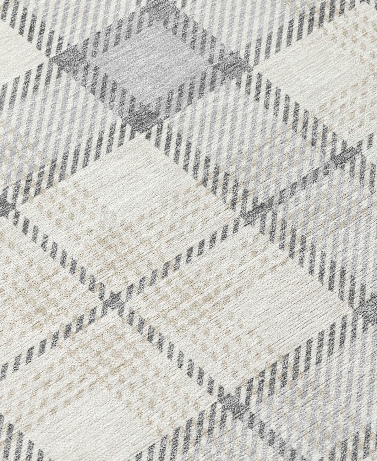 Addison Chantille Mahine Washable Acn1052 2'3"x7'6" Runner Area Rug In Silver