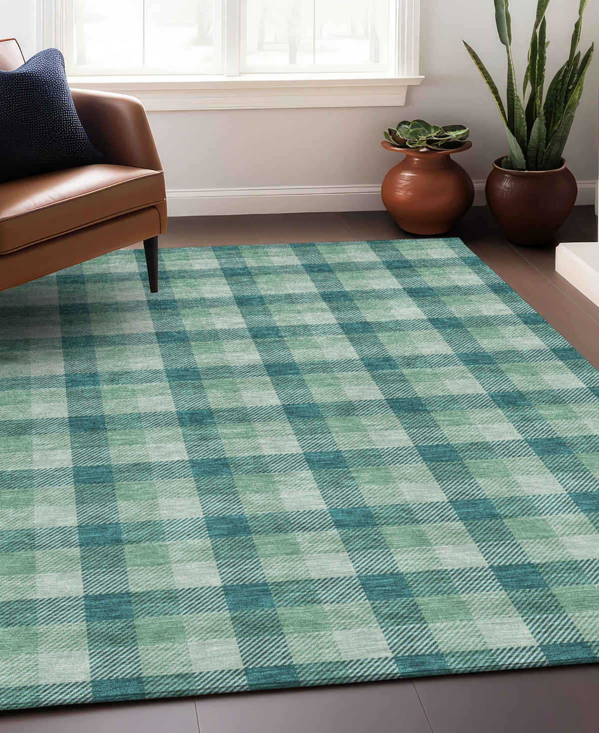 Addison Chantille Mahine Washable Acn1053 10'x14' Area Rug In Mint