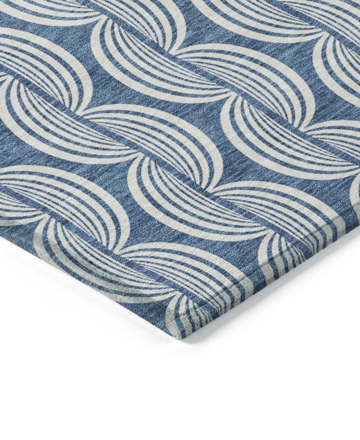 Addison Chantille Mahine Washable Acn1055 10'x14' Area Rug In Denim