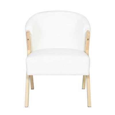 Modern Accent Chair with Wood Frame