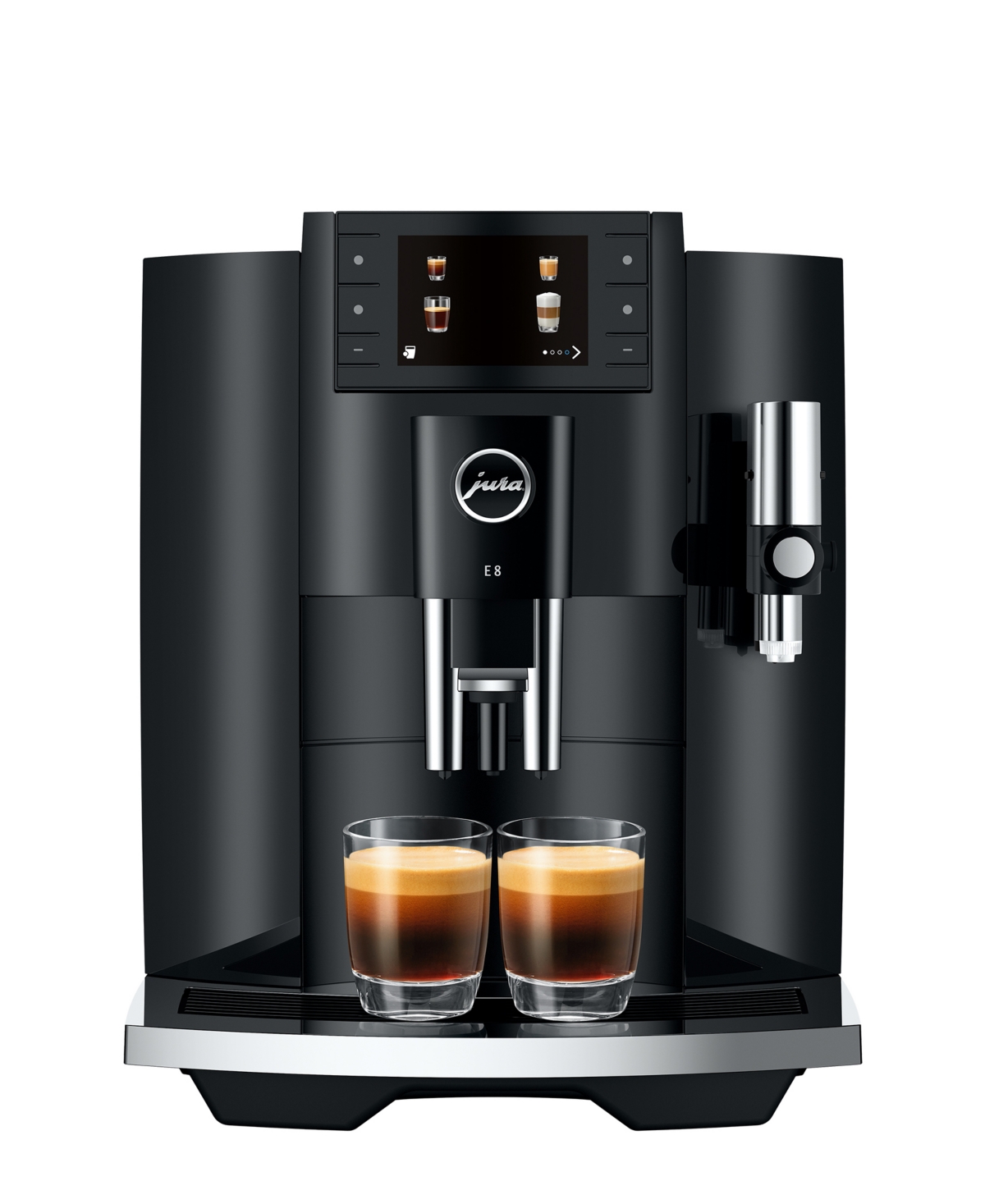 Jura E8 Automatic Coffee Machine In Piano Black