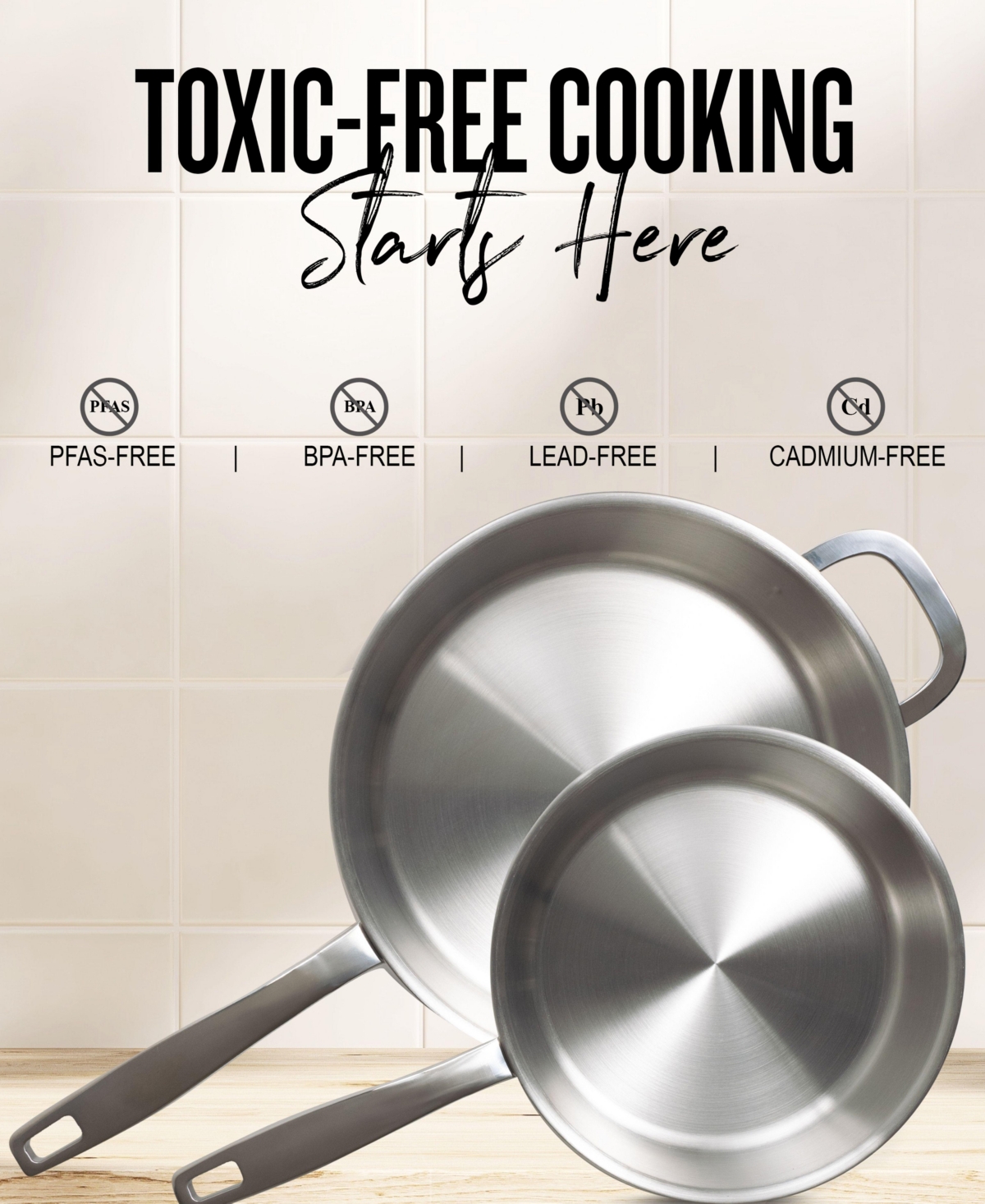 Alva Maestro 5-Ply Stainless Steel Frying Pan 11