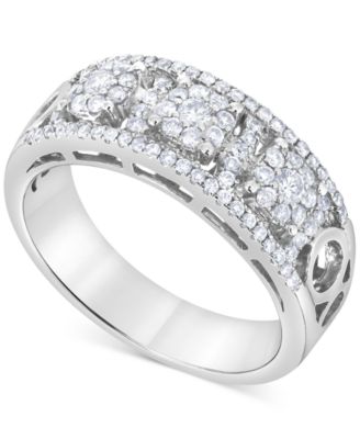 Macy's - Diamond Band (1/2 ct. t.w.) in 14k White Gold