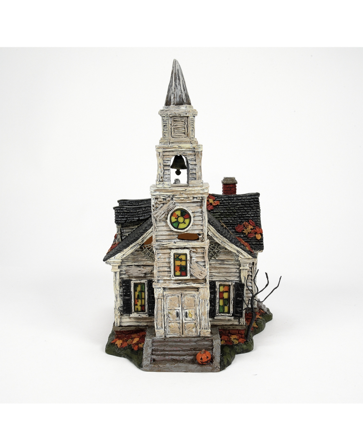 Department Five Fallen Church Set Of 2 Village Accessory In Multi Color