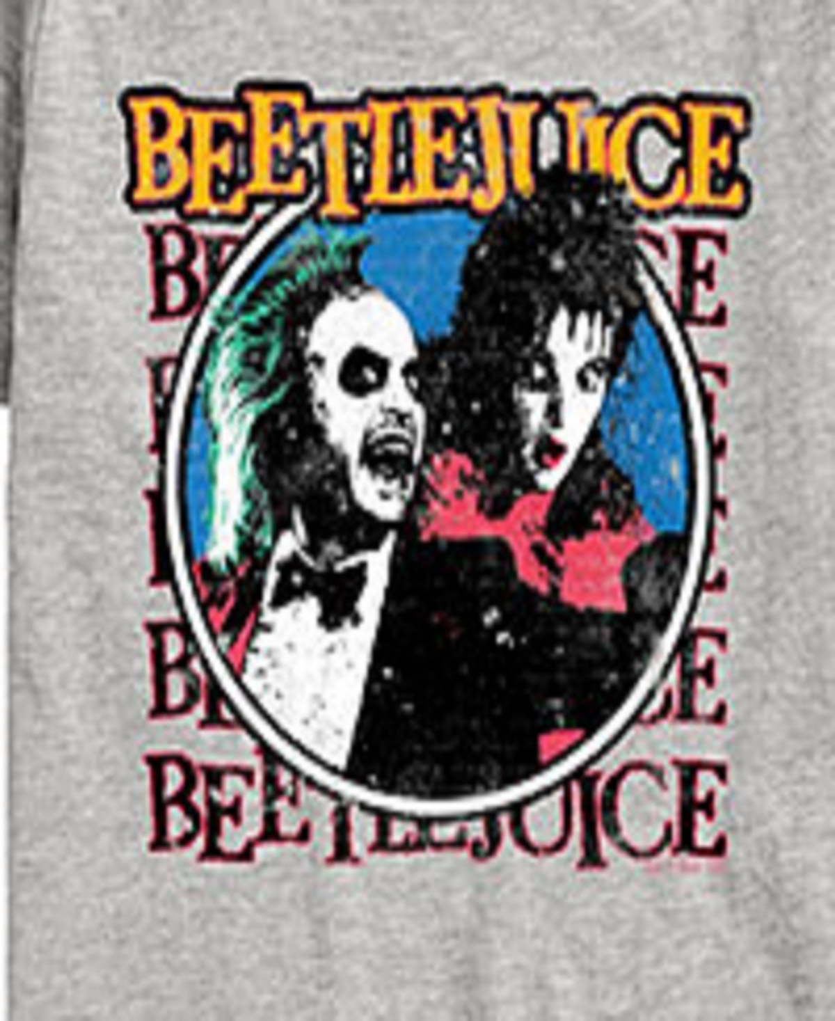 Hybrid Big Boys Beetlejuice Graphic Tee In Grey