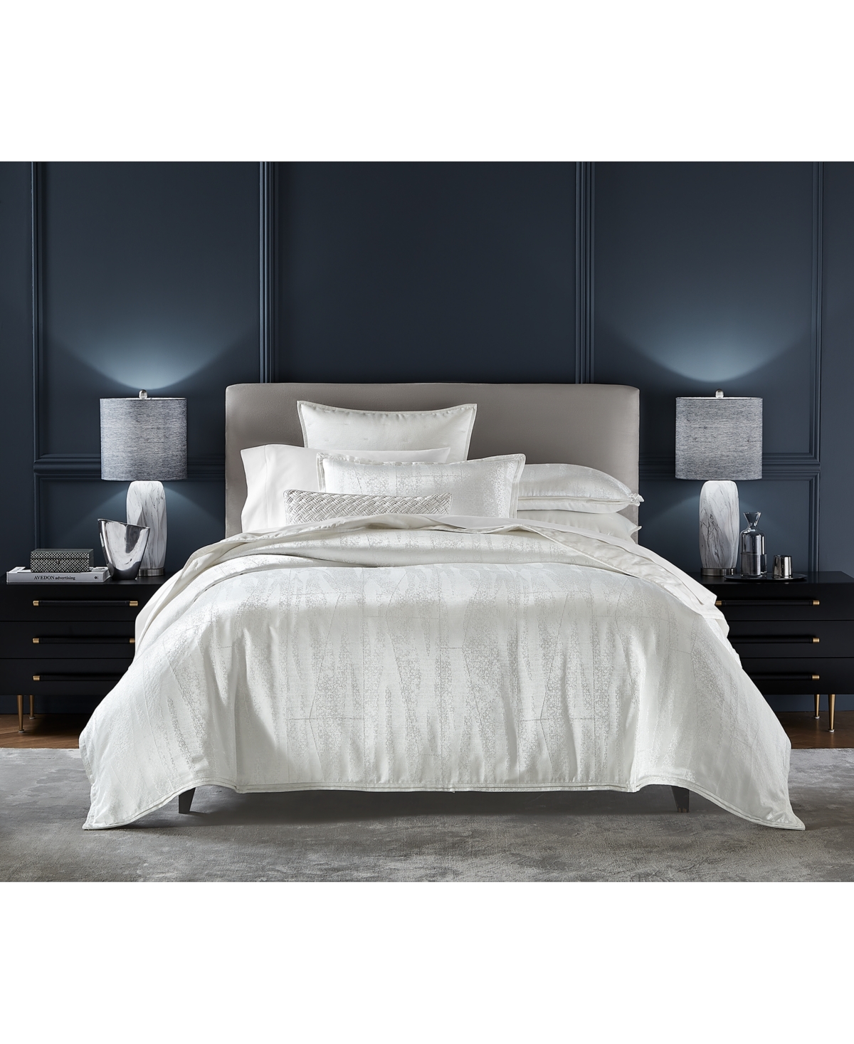 HOTEL COLLECTION FRACTURED GEO COMFORTER SET, FULL/QUEEN, EXCLUSIVELY AT MACY'S 