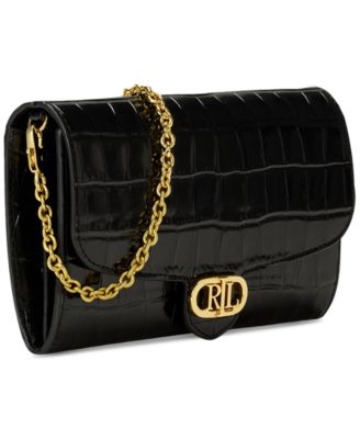 Adair Croc-Embossed Leather Small Crossbody