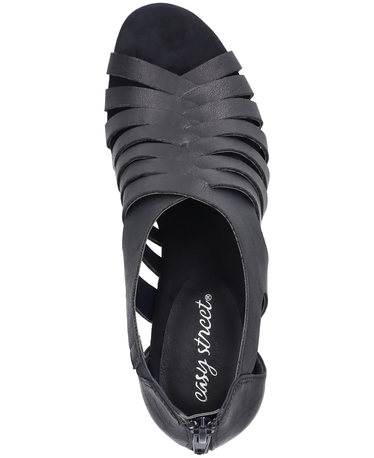 Easy Street Women's Vanni Block Heel Sandals In Navy