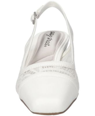 Women's Fortune Square Toe Slingback Pumps
