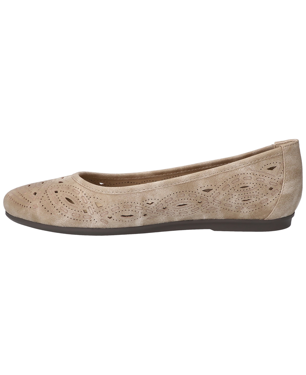 EASY STREET WOMEN'S JACKIE SLIP-ON BALLET FLATS 
