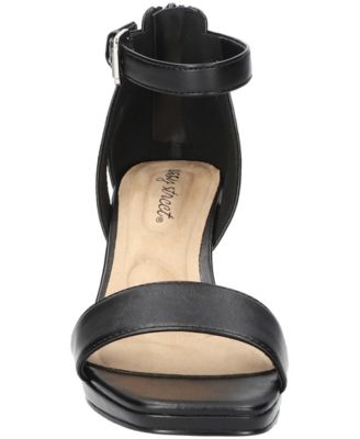 Ro Square Toe Heeled Sandals