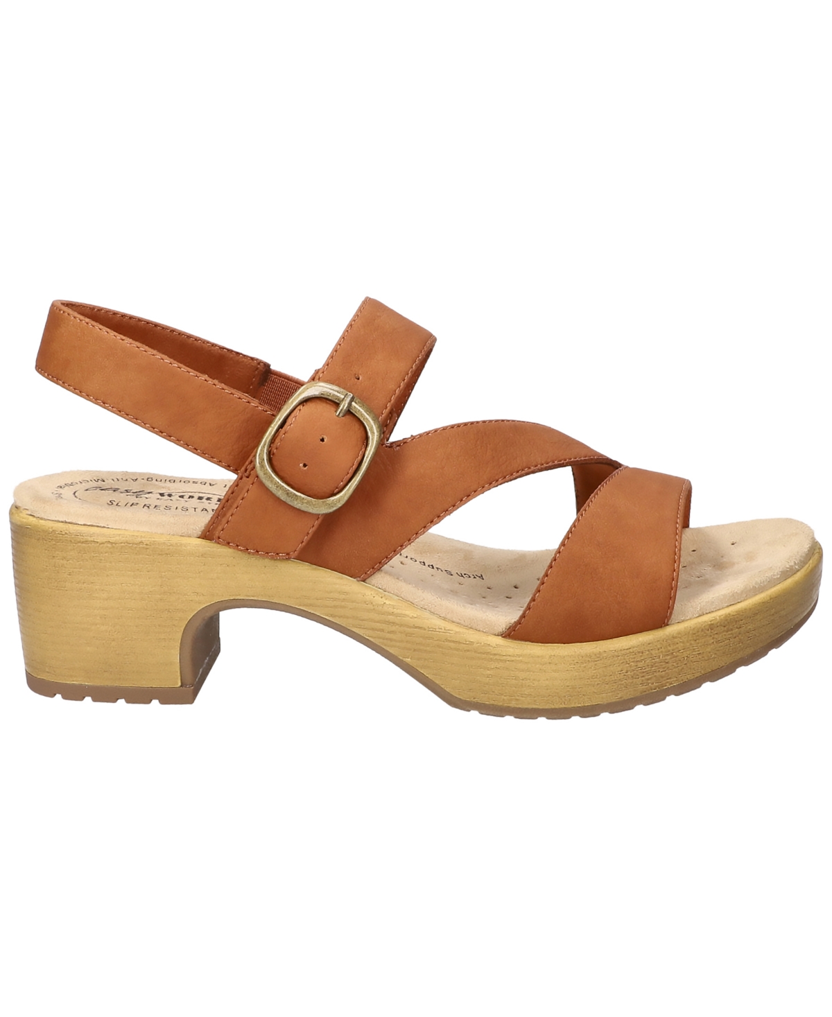 Shop Easy Street Women's Marnina Slip-resistant Sandals In Tan