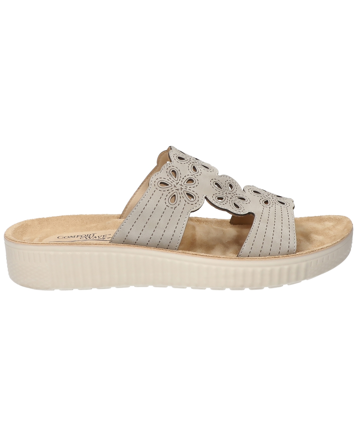 Shop Easy Street Women's Taj Slip-on Slide Sandals In Gray