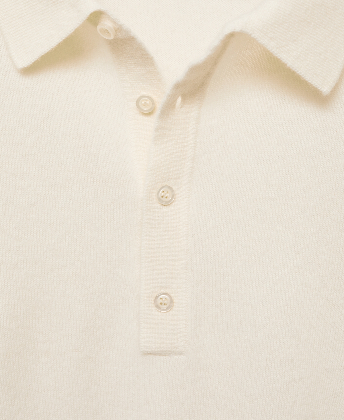 Mango Men's Cashmere Polo Sweater