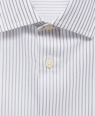 Men's Slim-Fit Striped Cotton Shirt