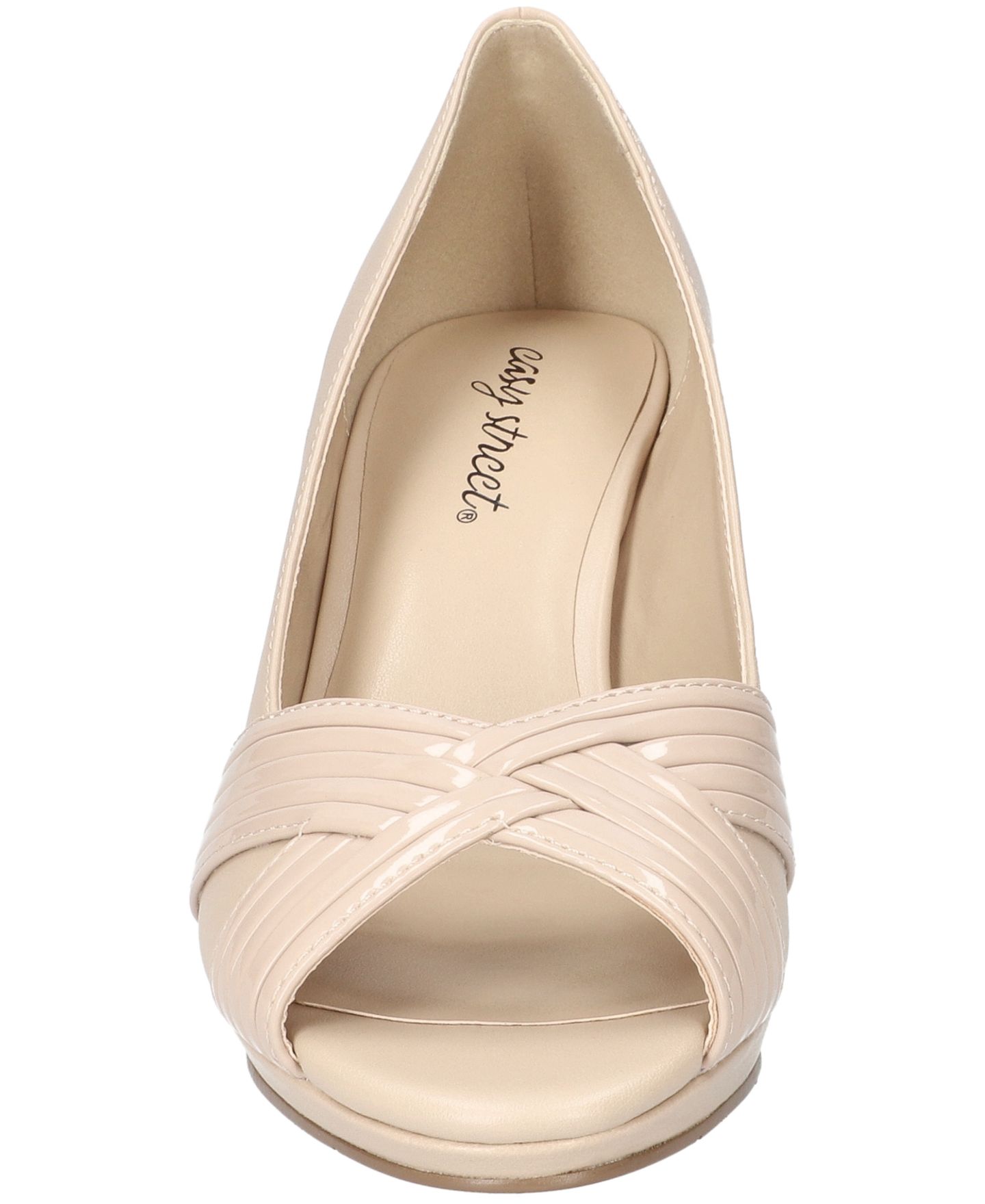 Женские туфли Easy Street Lavish Slip-On Platform Pumps, цвет: Телесный — фото 6