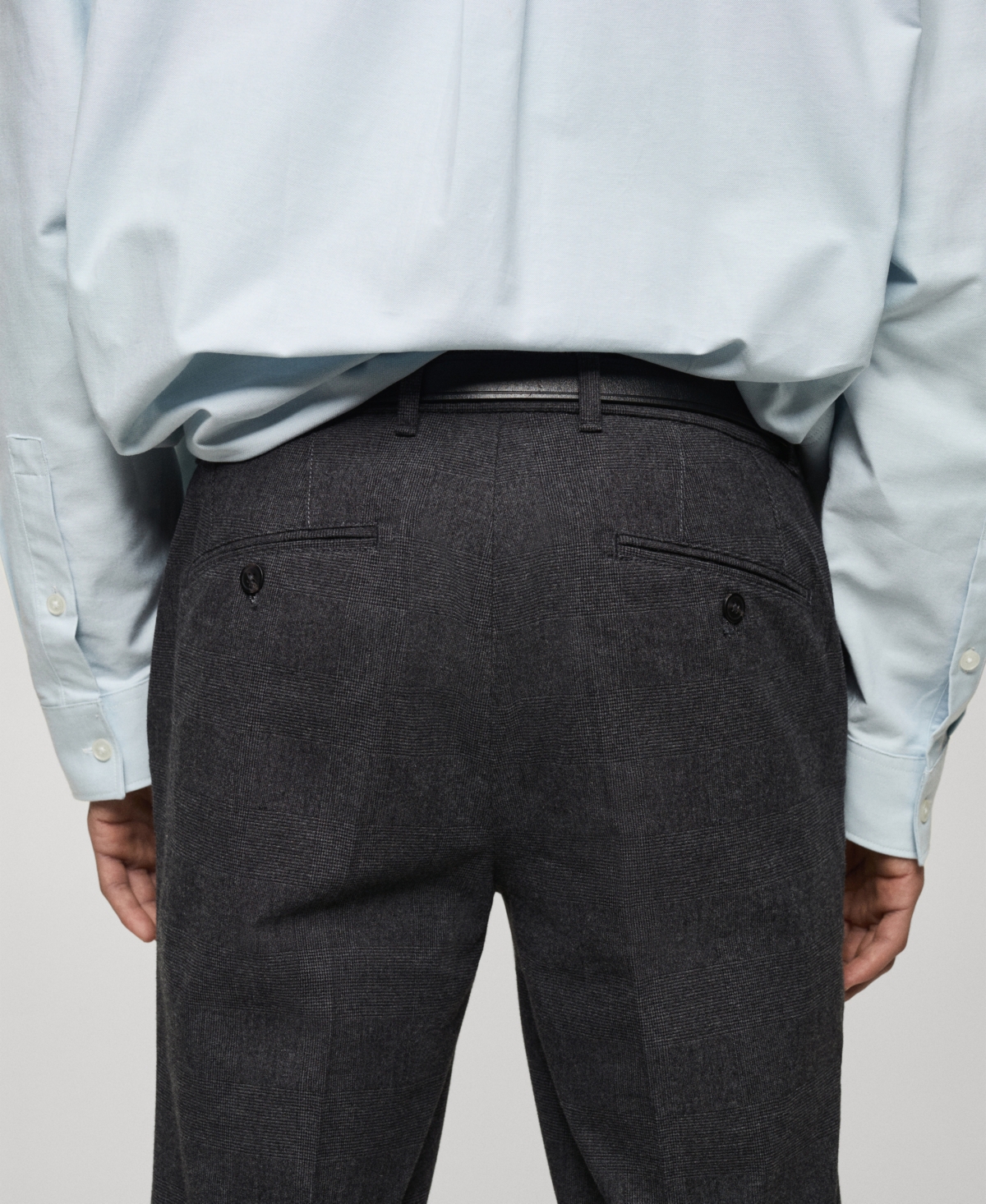 Mango Men's Tapered-Fit Striped Pants