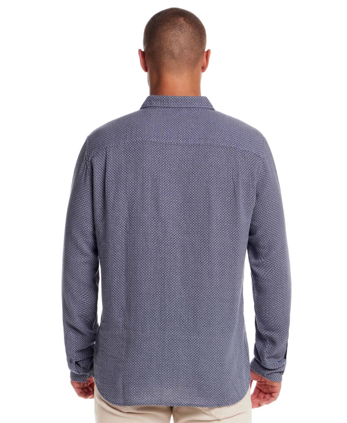 Weatherproof Vintage Men's Regular-Fit Geometric Dobby Button-Down Shirt