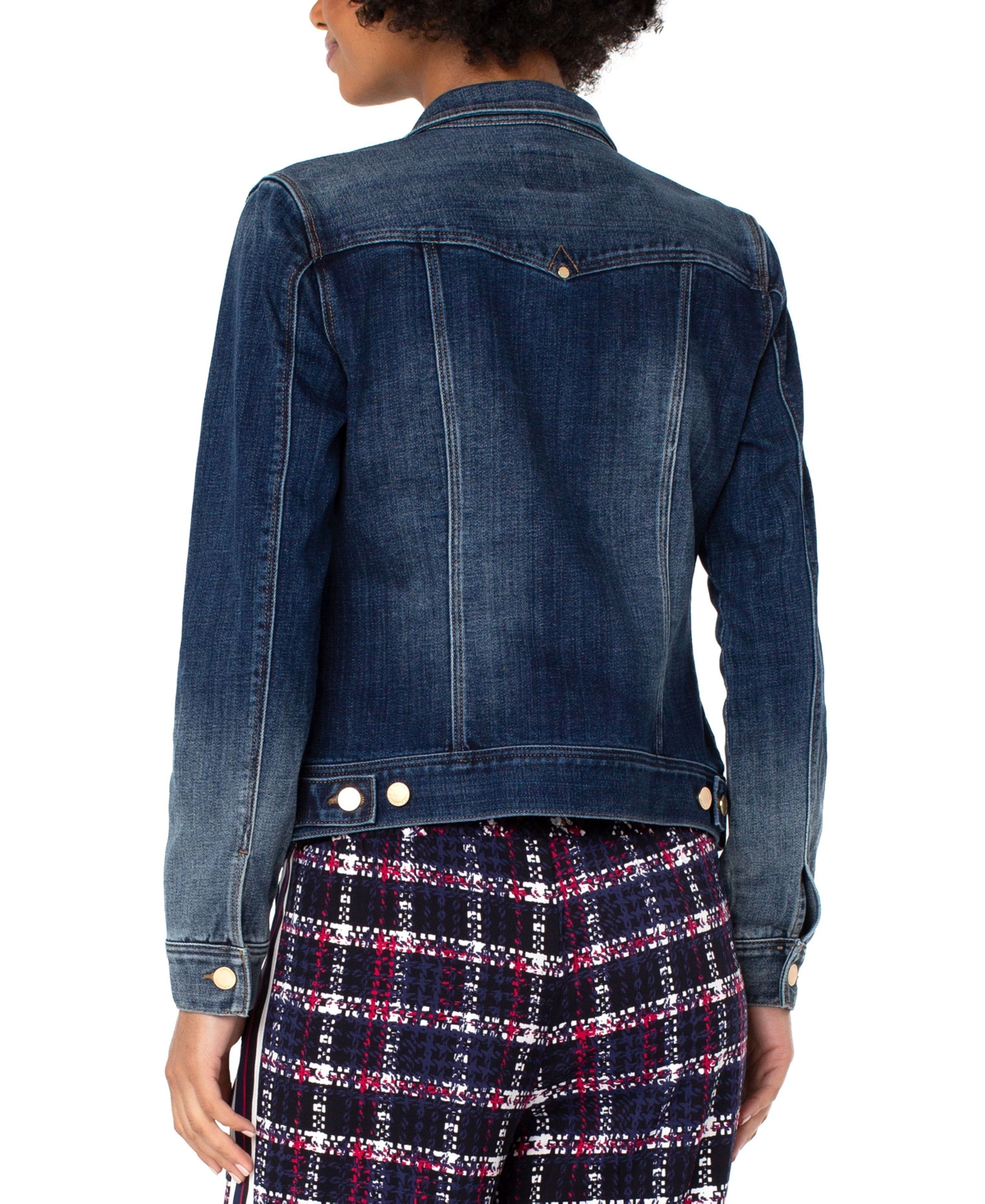 LIVERPOOL LOS ANGELES WOMEN'S DENIM TRUCKER JACKET 