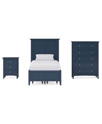 Hedworth Twin 3-Pc. Set (Bed, Chest & Nightstand)