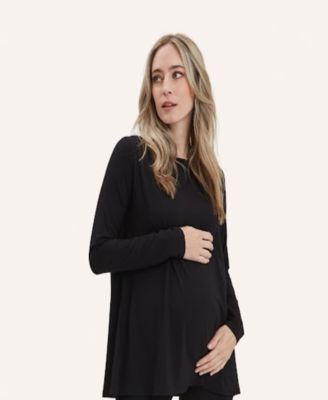 Maternity Nicolette Long Sleeve Nursing Tee