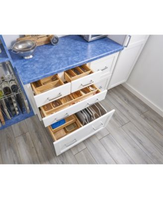 Trim-to-Fit Shallow Drawer Organizer Insert, 18.5 x 22 In, 4WUT-1SH