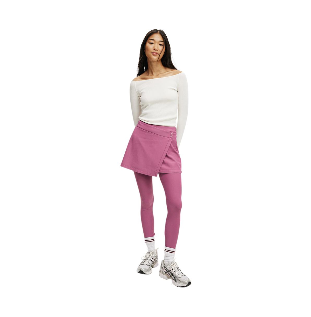 Cotton On Women's Fleece Lined Wrap Skirt