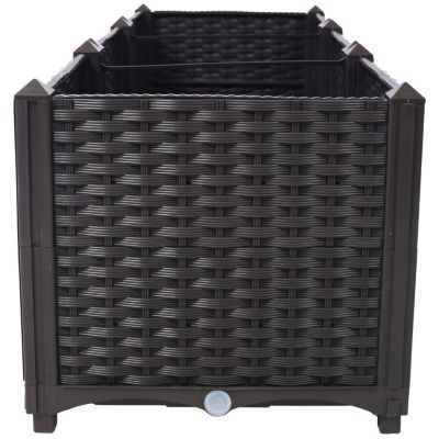 Streamdale Self-Watering Raised Garden Bed, 47"x15"x14.7