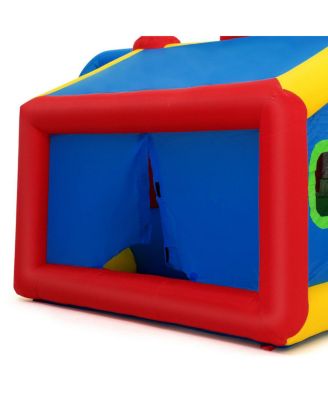 Kids Gift Inflatable Bounce House Slide Jumping w/480W Blower
