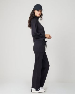 Women's Mockneck Modal Top & Wide Leg Pant
