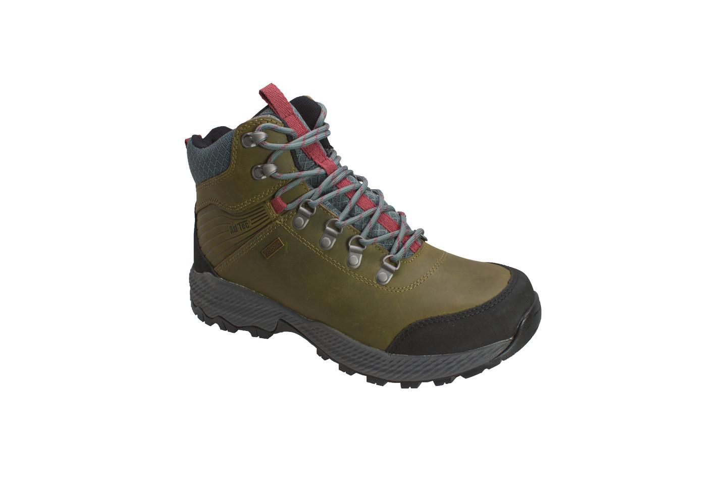 Мужские ботинки AdTec 6" Crazy Horse Leather Waterproof Work Hiker, цвет: Оливковый — фото 1