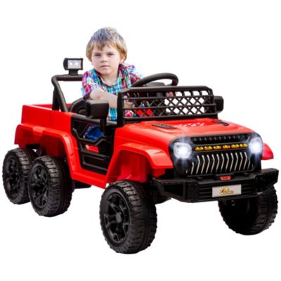 12V Kids Electric Car w/ 2WD/4WD Switch, Remote Control, Camouflage