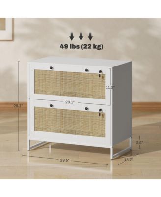 Filing Cabinet with Hanging Bar for Letter A4 Legal Size