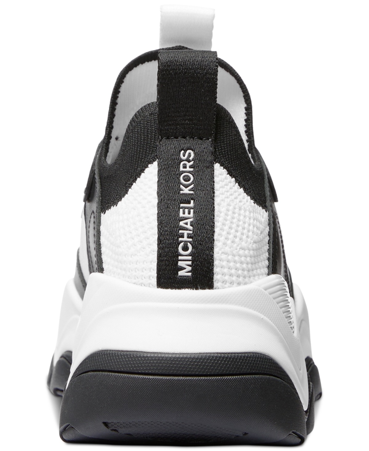 Michael Kors Michael  Women's Atlas Knit Trainer Sneakers In Black
