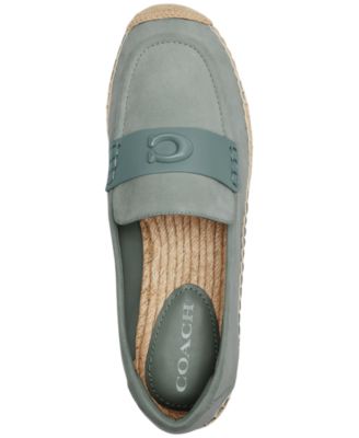 Women's Camilla Logo Espadrille Flat Suede Loafers
