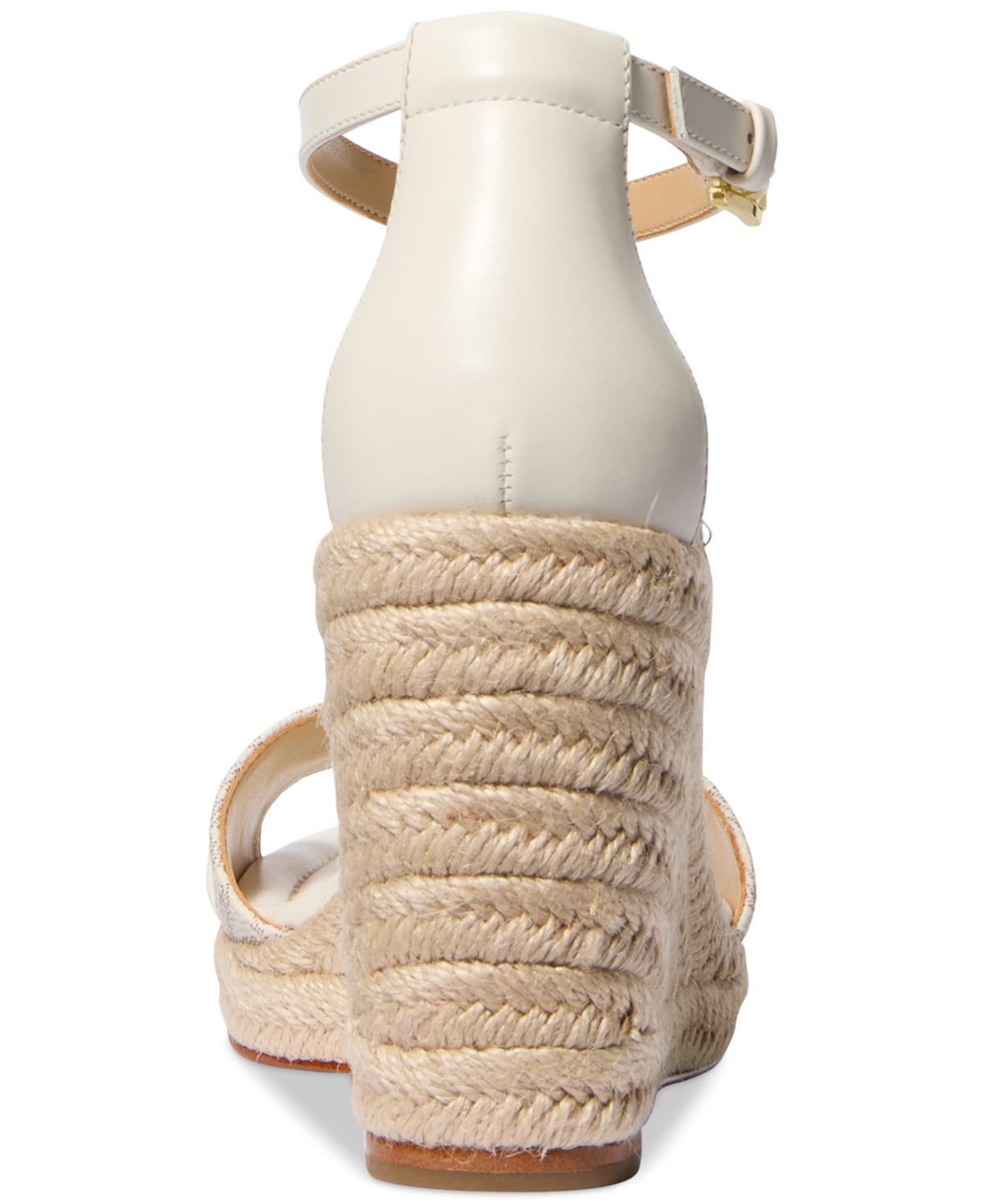 Michael Kors Michael  Women's Mandy Wedge Sandals In Vanilla,cream