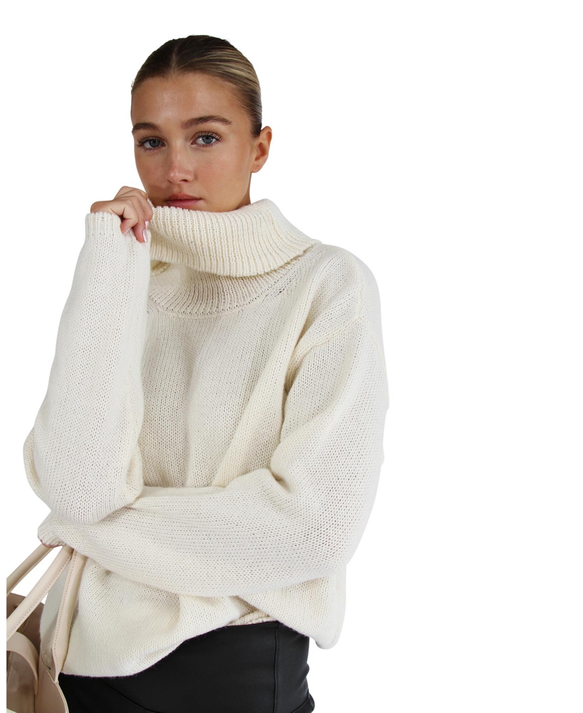 Women's Right Here Waiting Open Back Knit - White
