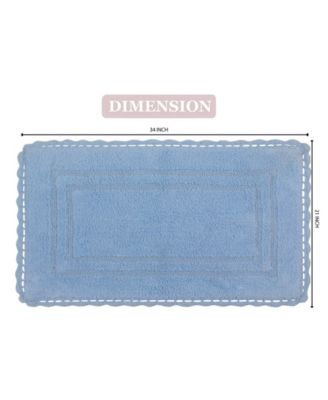Casual Elegance Reversible Bath Rug, 21" x 34"