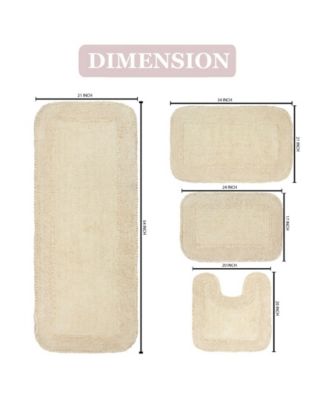 Radiant 4-Pc. Bath Rug Set