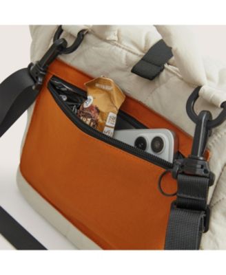 Walker Roll Top Lunch Bag with Adjustable Shoulder Strap Tangerine