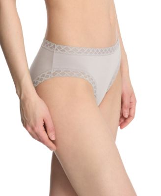 Bliss Lace-Trim Cotton Brief Underwear 156058