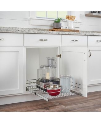 Kitchen Cabinet Pullout Shelf Organizer, 18 x 20 In, 5WB1-1820CR-1