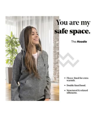 Plus Size Premium Zip-Up Hoodie with Smooth Matte Finish & Cozy Fleece Inner Lining Sweater with Hood