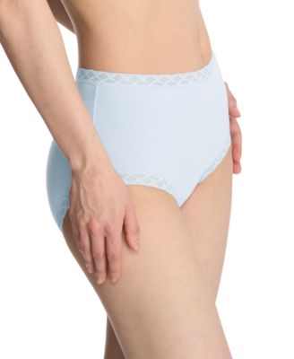 Bliss Lace-Trim High Rise Cotton Brief Underwear 755058