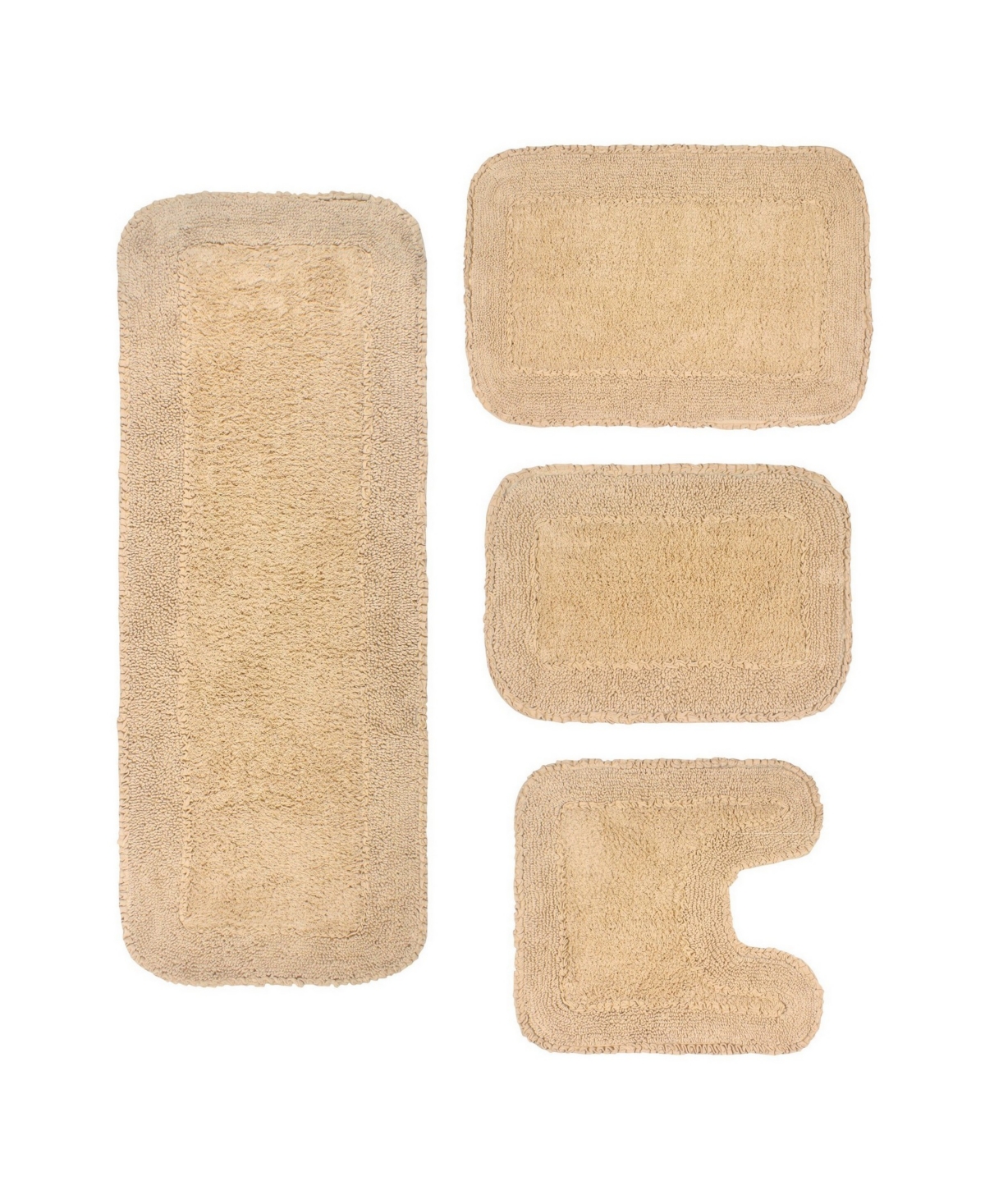Home Weavers Radiant 4-Pc. Bath Rug Set