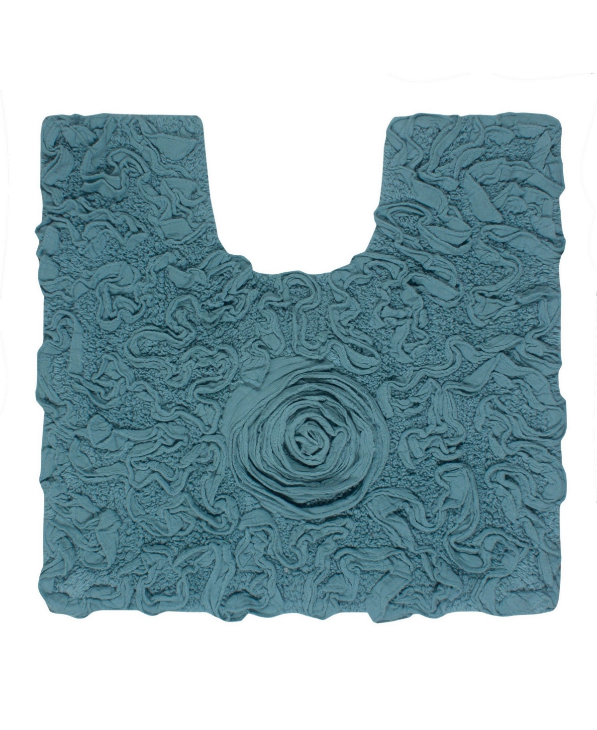 Home Weavers Modesto Bath Rug, 20" X 20" In Turquoise