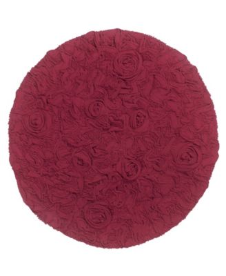 Bell Flower Bath Rug, 30" Round